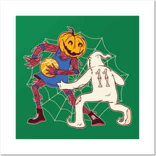 Halloween Basketball Posters and Art